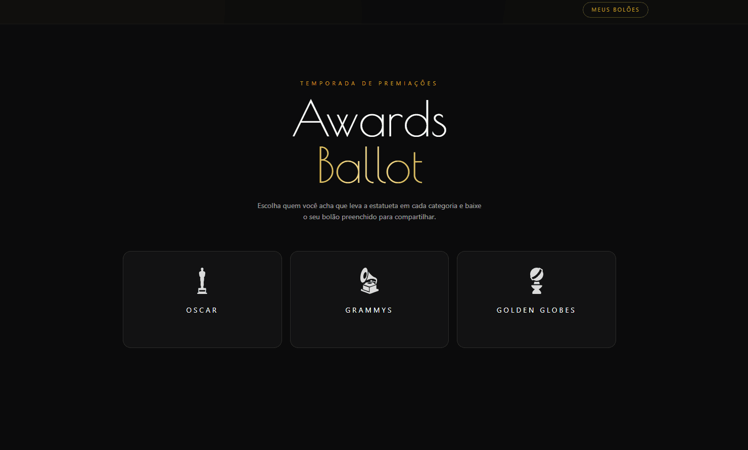 Awards Ballot